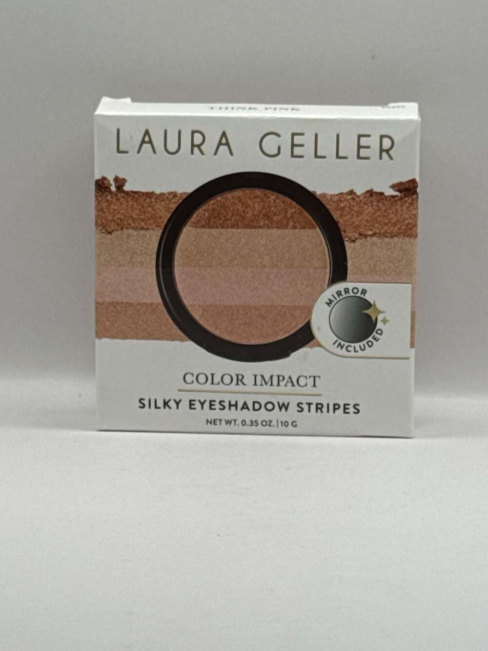 Laura Geller Color Impact Silky Eyeshadow Stripes Think Pink